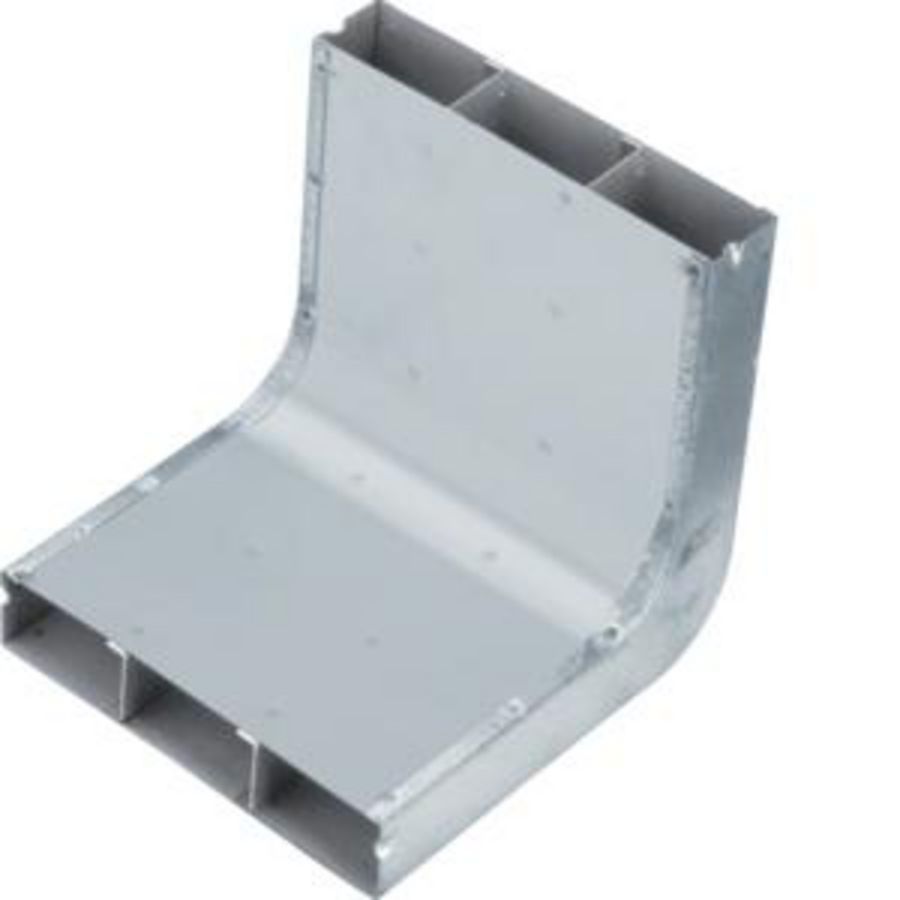 Stijgstuk 3-compartimenten voor UK 190x38mm staal