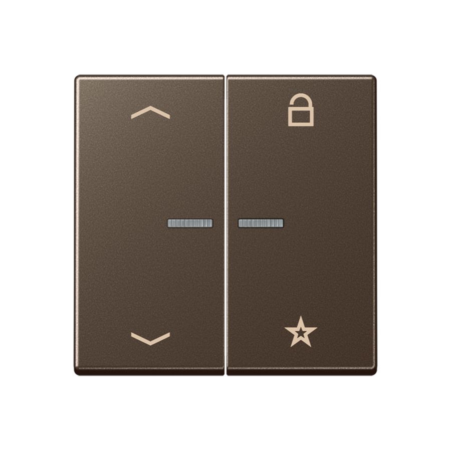 Tastafdekking pijlen A500 mokka eNet