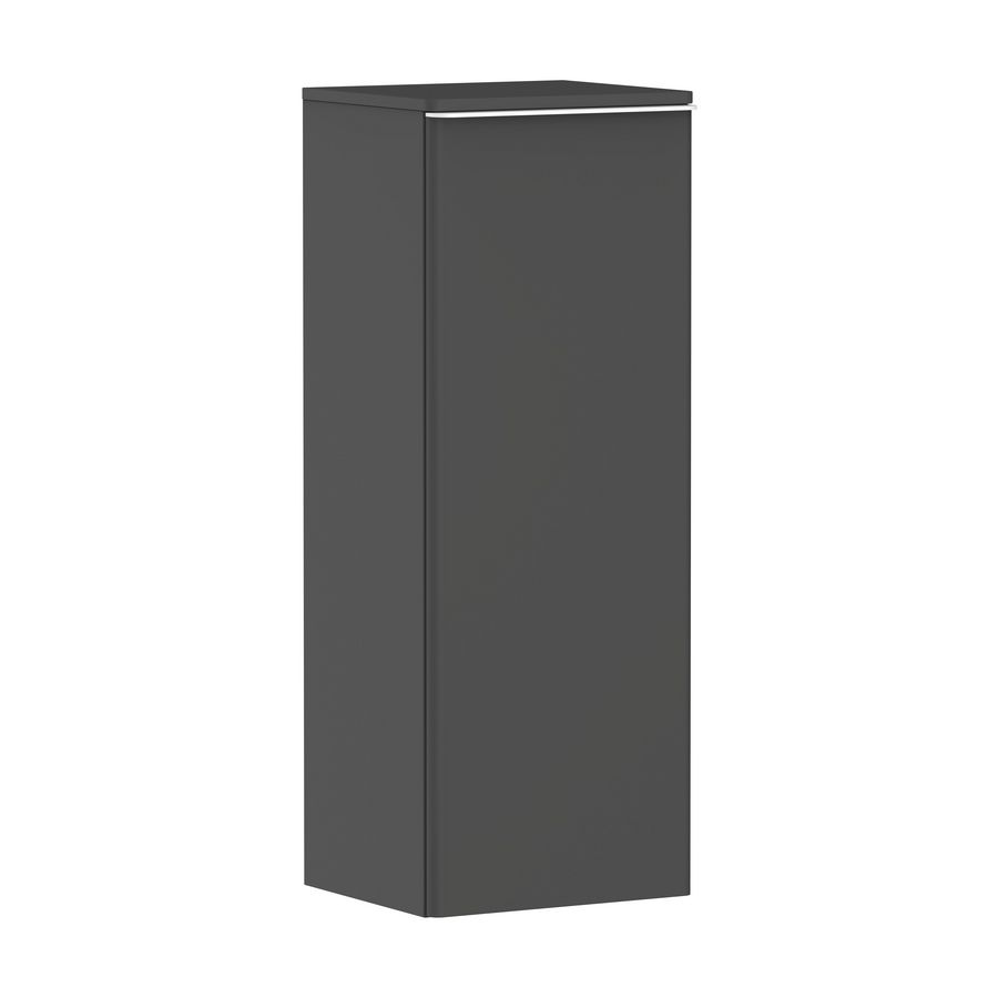 Half Hoge kast DMG 400/350, scharnieren rechts greepkleur mat wit Xelu Q