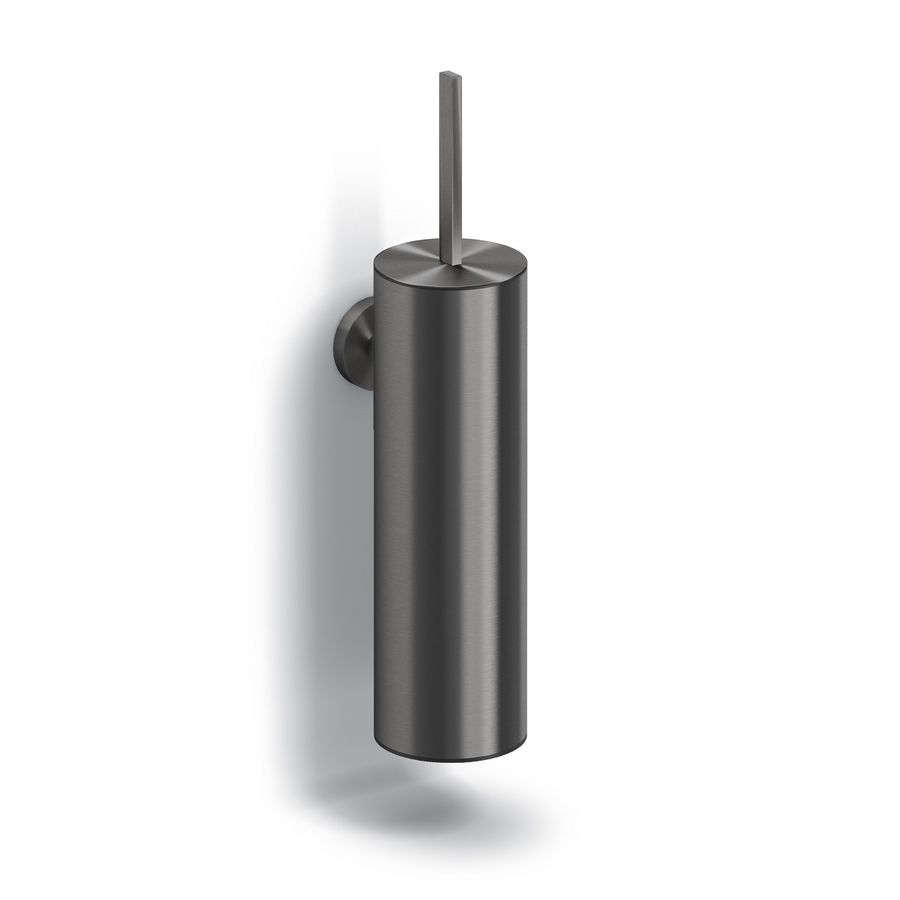 Toiletborstelgarnituur wandmodel gunmal geborst PVD Flat