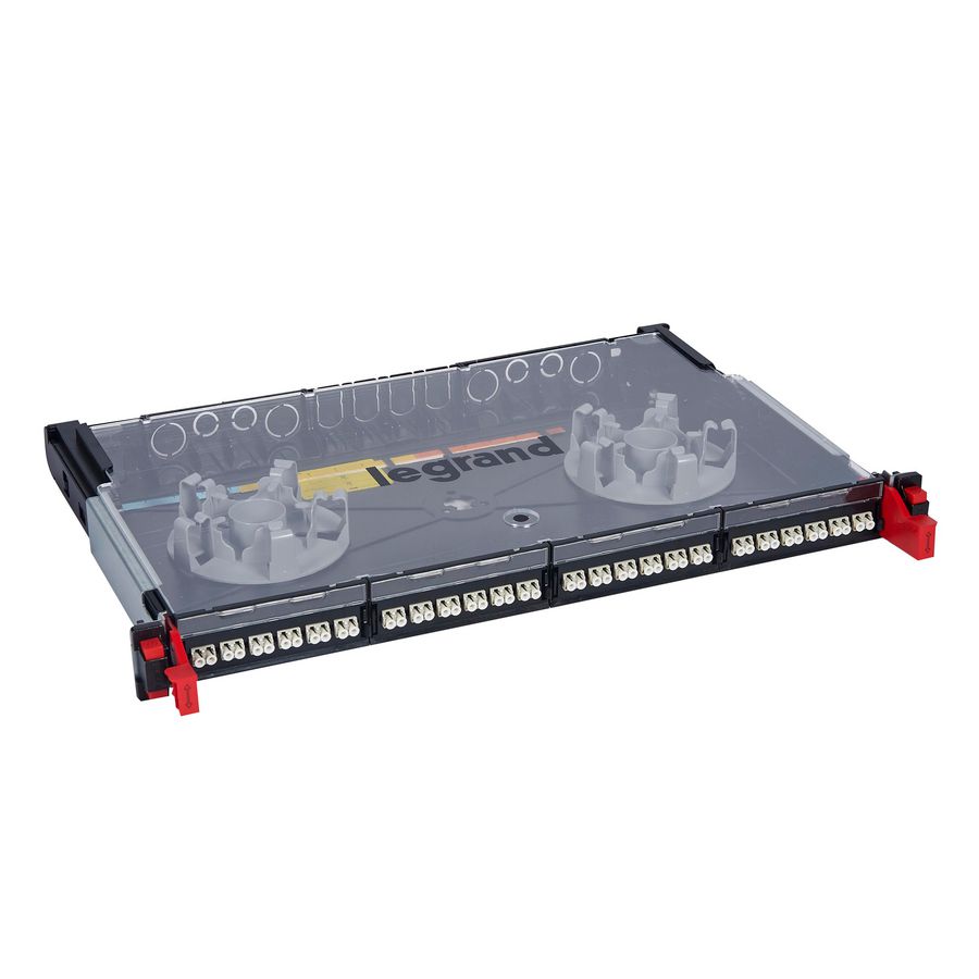 Glasvezelpaneel modulair compleet 48 LC MM LCS3