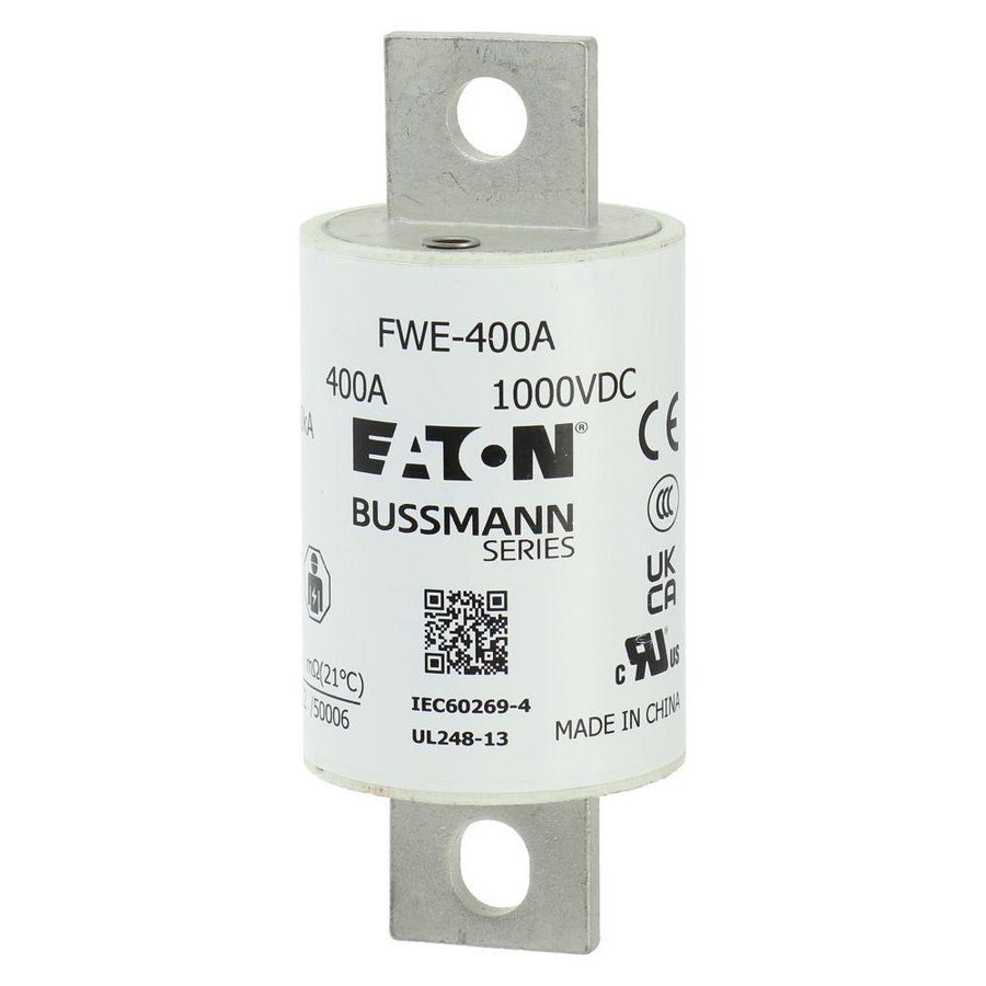 Zekering HRC 1000Vdc IEC/UL 400A aR 50mm Round f