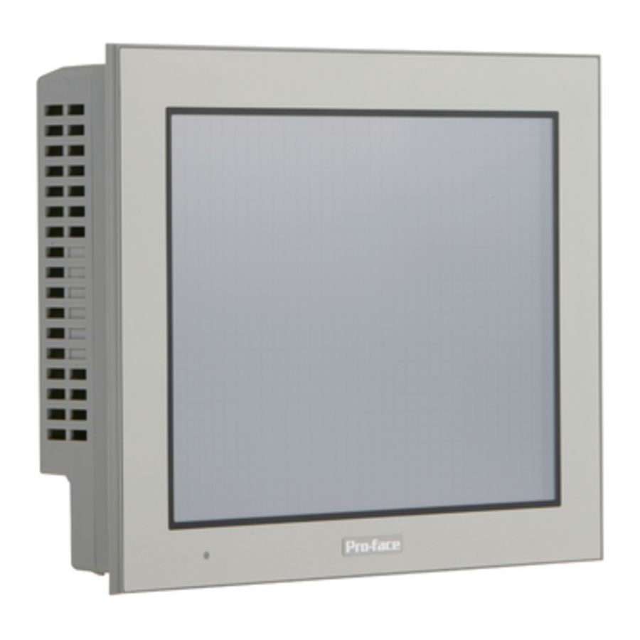 Advanced touchscreen 640 x 480 pixels VGA 10.4" TFT Proface