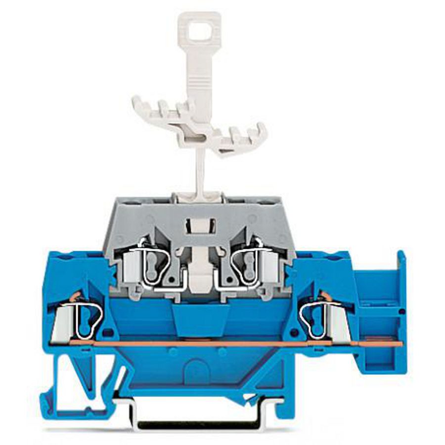 2-etageklem met extra dwarsbrug draagrail 35 280-526 VVE=50