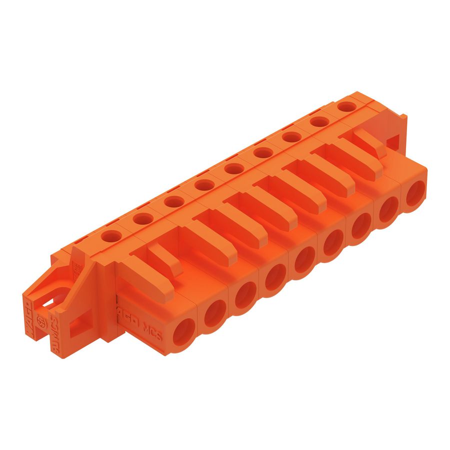 THT FE steker HA raster 5,08mm oranje 232-269/031-000 VVE=25