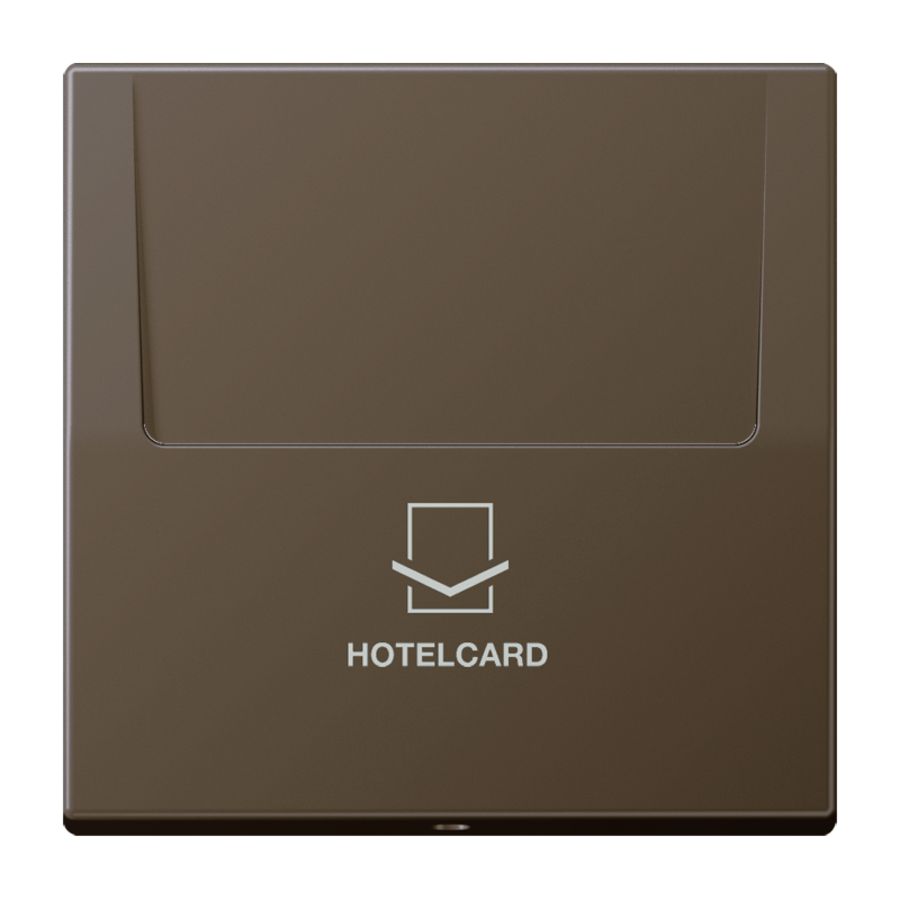 Afdekking hotelcard LS messing antiek