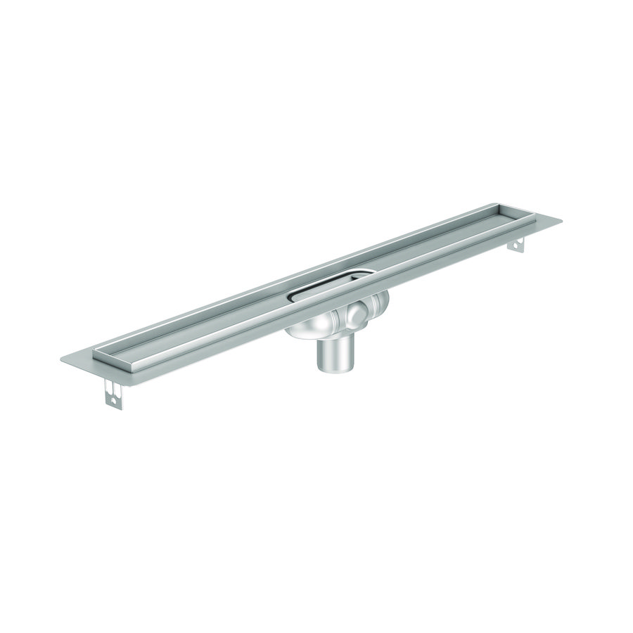 Douchegoot SHOWERDRAIN-C 1085mm vloerflens 25mm stankslot ONDERUITLAAT Ø50mm spie excl. rooster