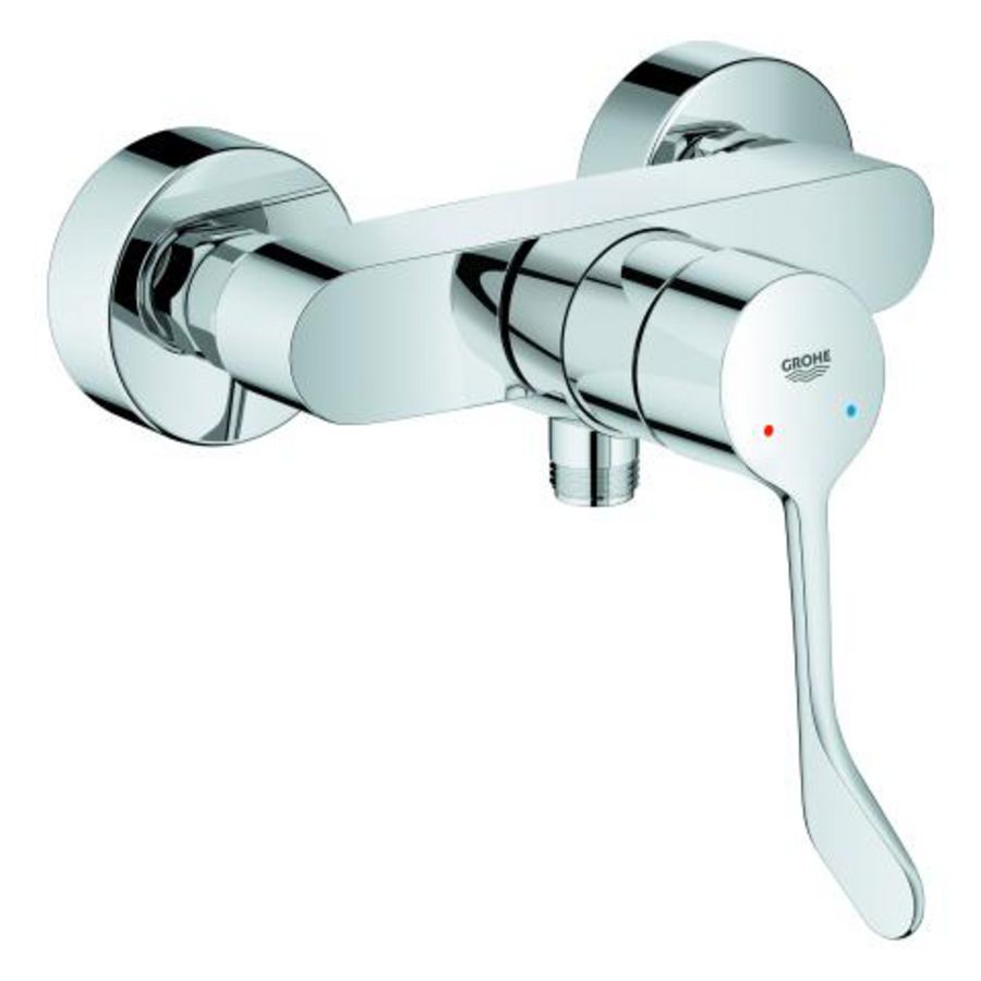 Eurosmart douchemengkraan met verlengde greep hoh 150mm chroom incl. s-koppelingen (prof)