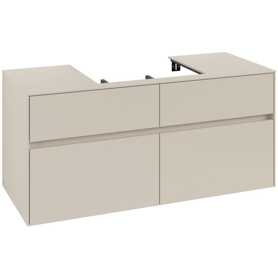 Wastafelonderkast Collaro 1200x548x500mm Cashmere Grey C08100VN