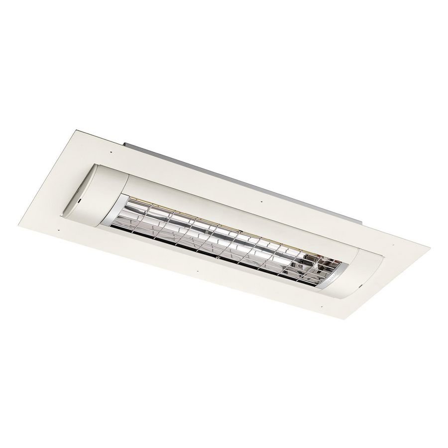 SM D3 2000W Donkerstraler inbouwset luxe frame Wit