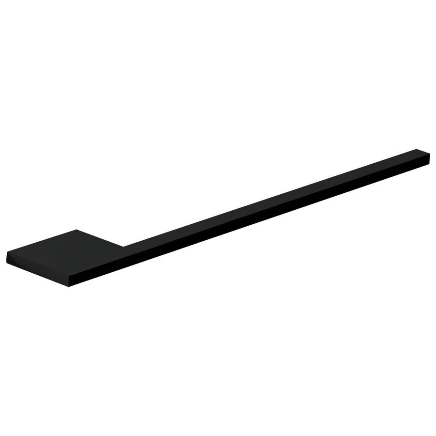 Handdoekhouder Rectangle zwart mat 35 cm