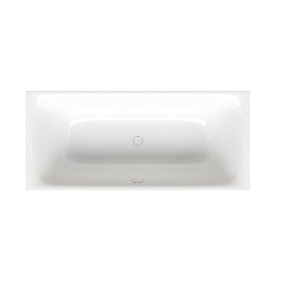 Ligbad staal geglazuurd duo BetteLux 180x80cm wit AS antislip Sense