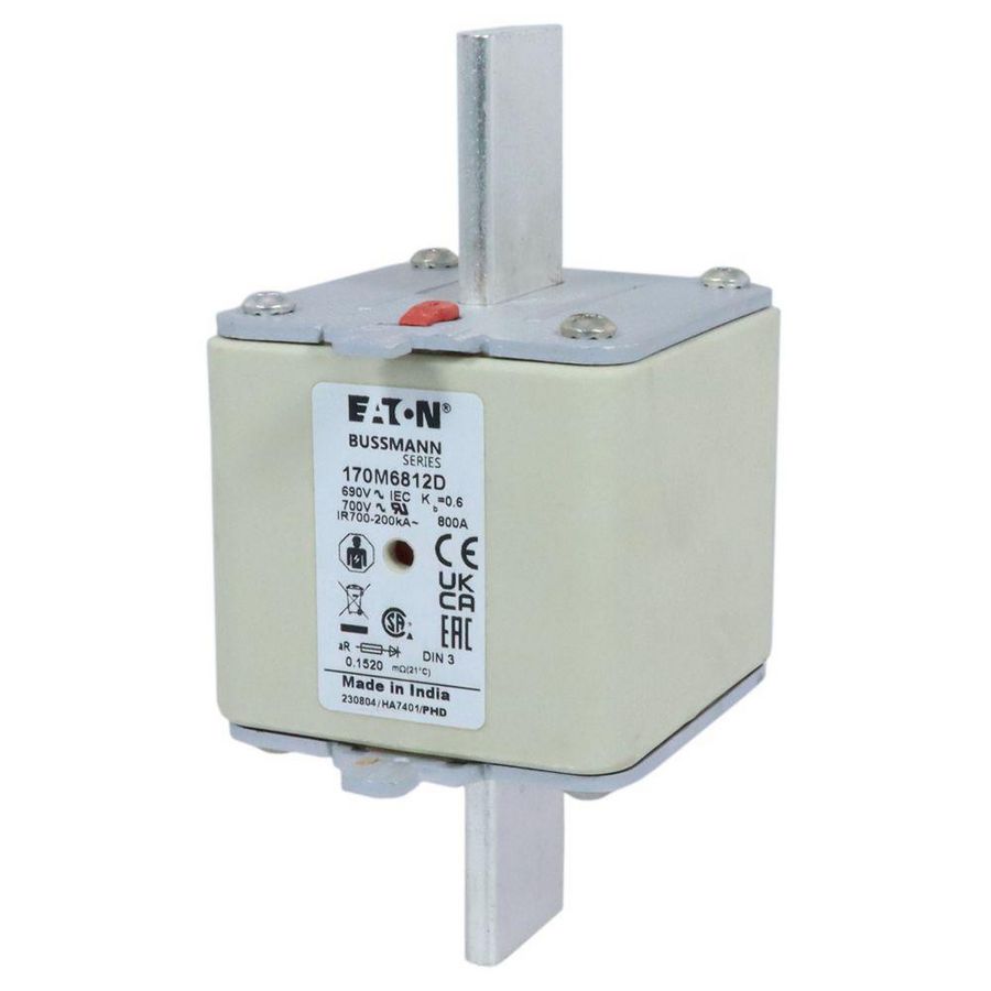 Zekering hoge snelheid 800A AC 690V 200kA DIN 3 aR DIN IEC