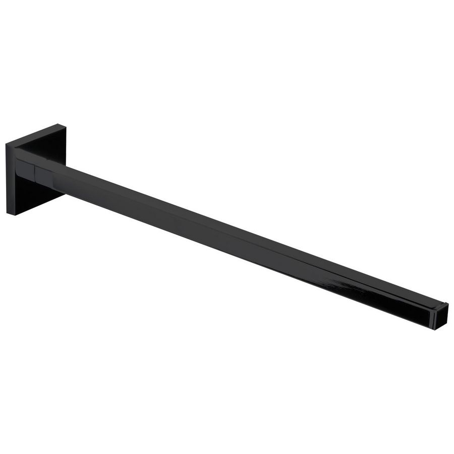 Handdoekhouder Square zwart mat 388 cm