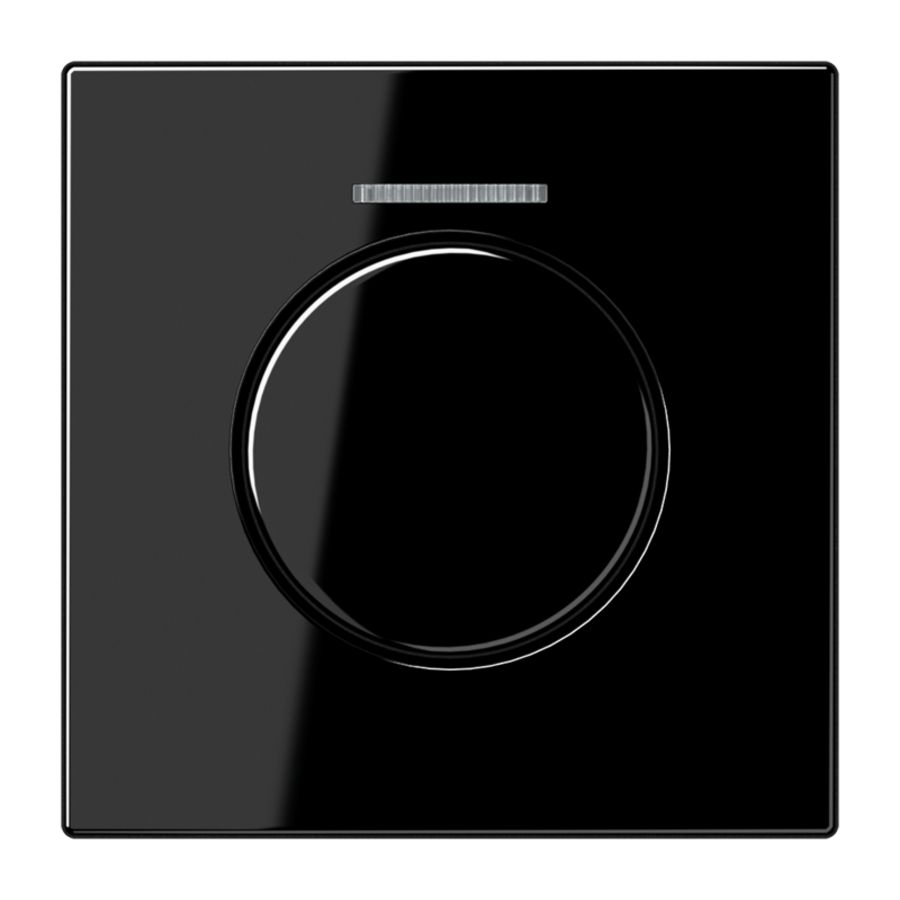 Afdekking LS990 KNX Zwart.m.li.venster