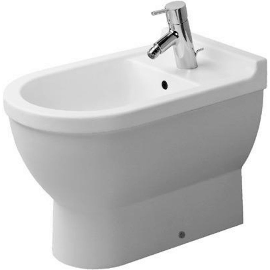 Starck 3 Staand bidet 560mm wit kr.vlak 1kr.gat OL