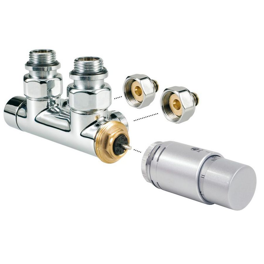 Aansluitset 41 deco pro wand as fe/cu Ø15/1