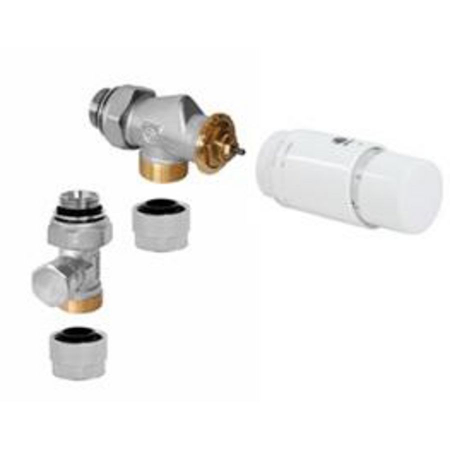 Aansluitset 222 vlr 2p 3/4ec aw ks-vpe/alu Ø16/2