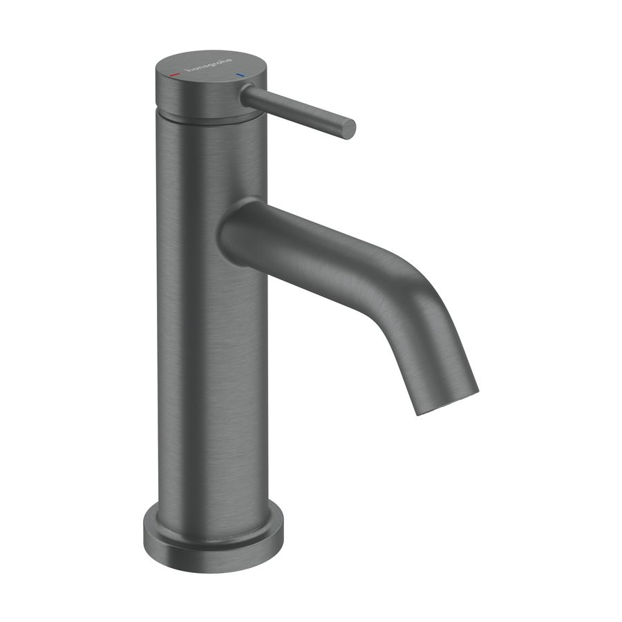 Tecturis S 1-hendel wastafelkraan 80 CoolStart EcoSmart+ Brushed Black Chrome