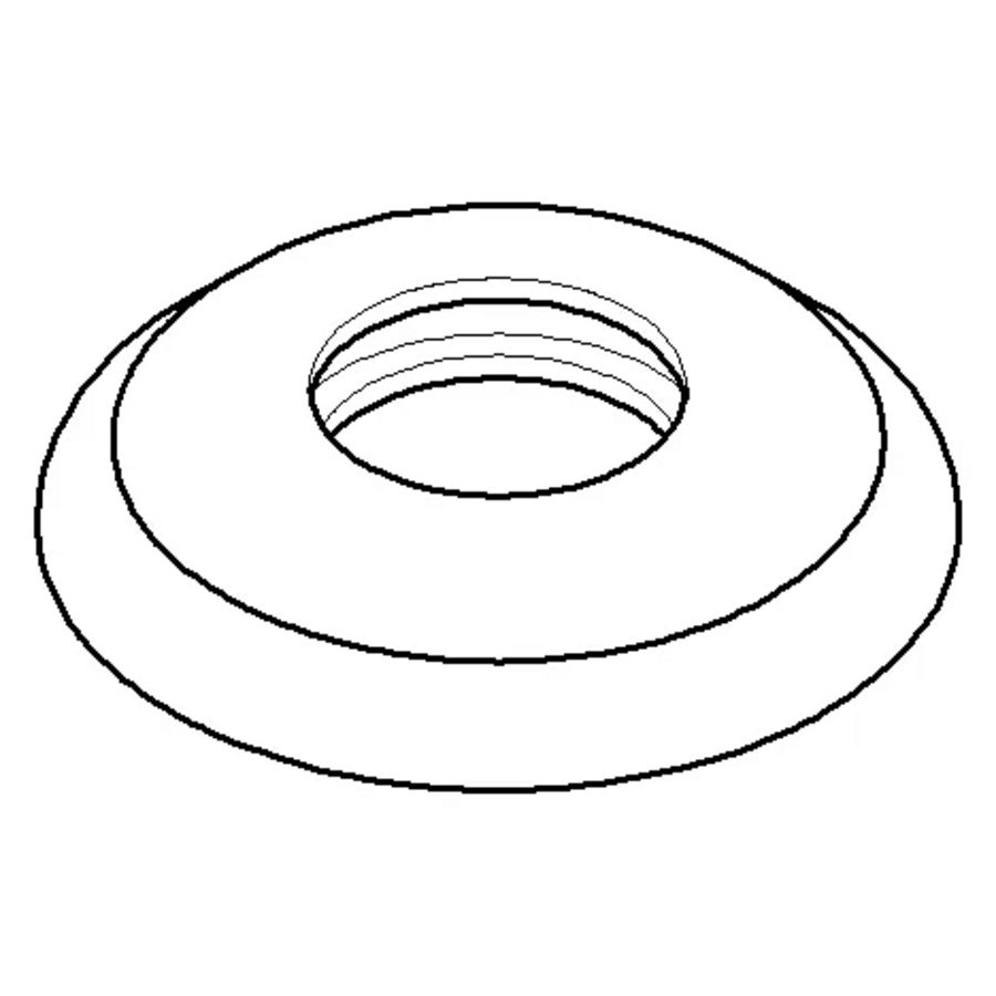 Rozet 55x27x10mm Dark Platinum gebors.