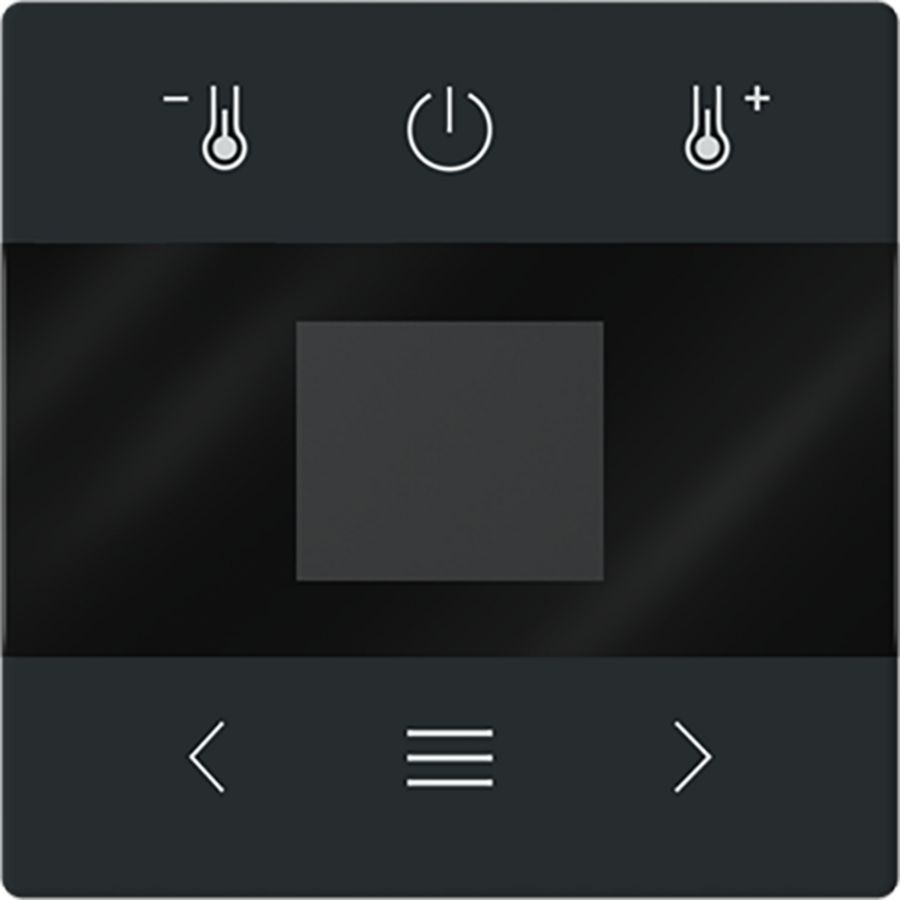 cpl thermostaat div symbolen 6v f-matzwart (1794 MDRT-885)