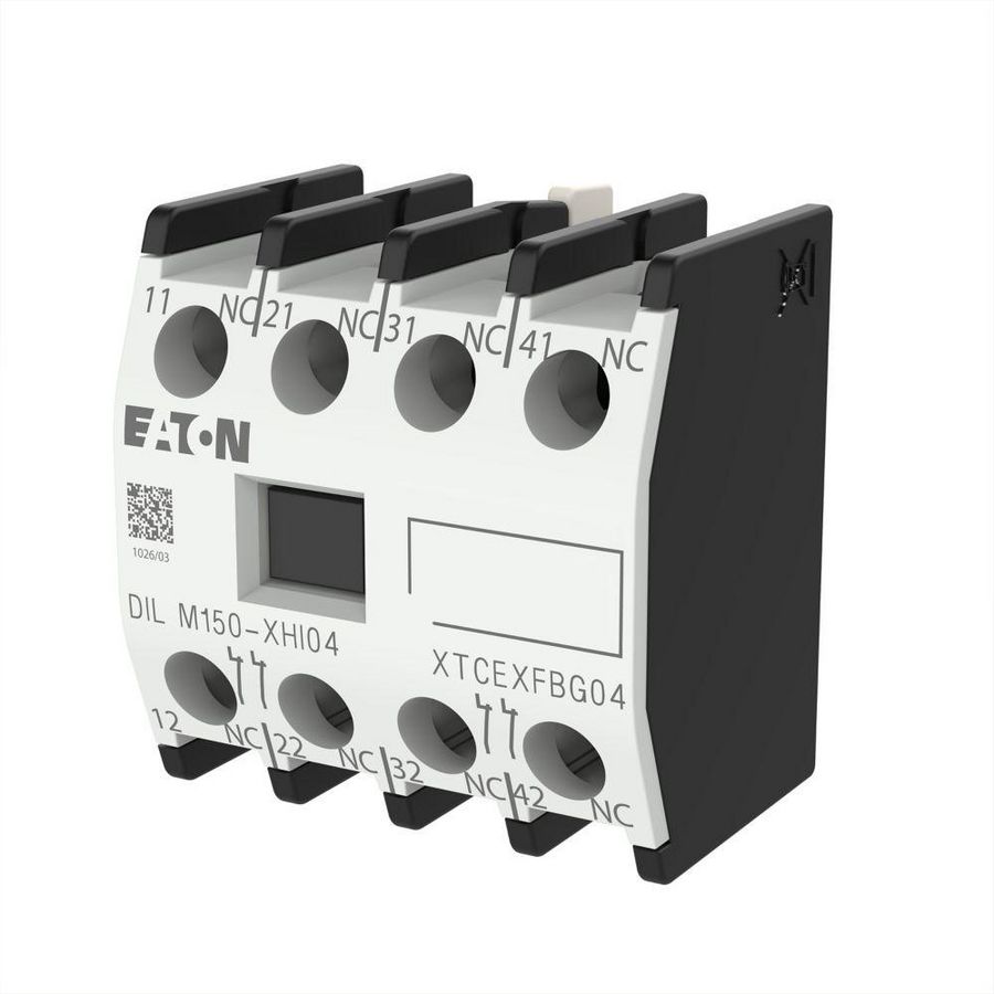 Hulpcontactblok DILM40..170 DILMP63..200 hulpc. 0m 4v VVE=5