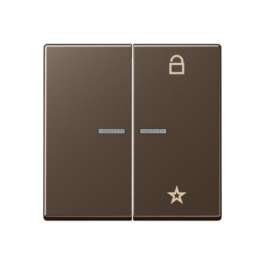 Tastafdekking A500 mokka eNet