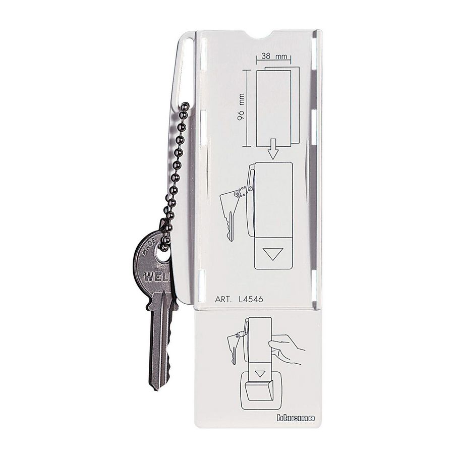 Kaart Living/Light Tech voor sleutelhangr