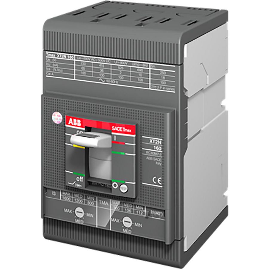Vermogensschakelaar XT2H 125 TMA 125-625-1250 3p FF UL/CSA