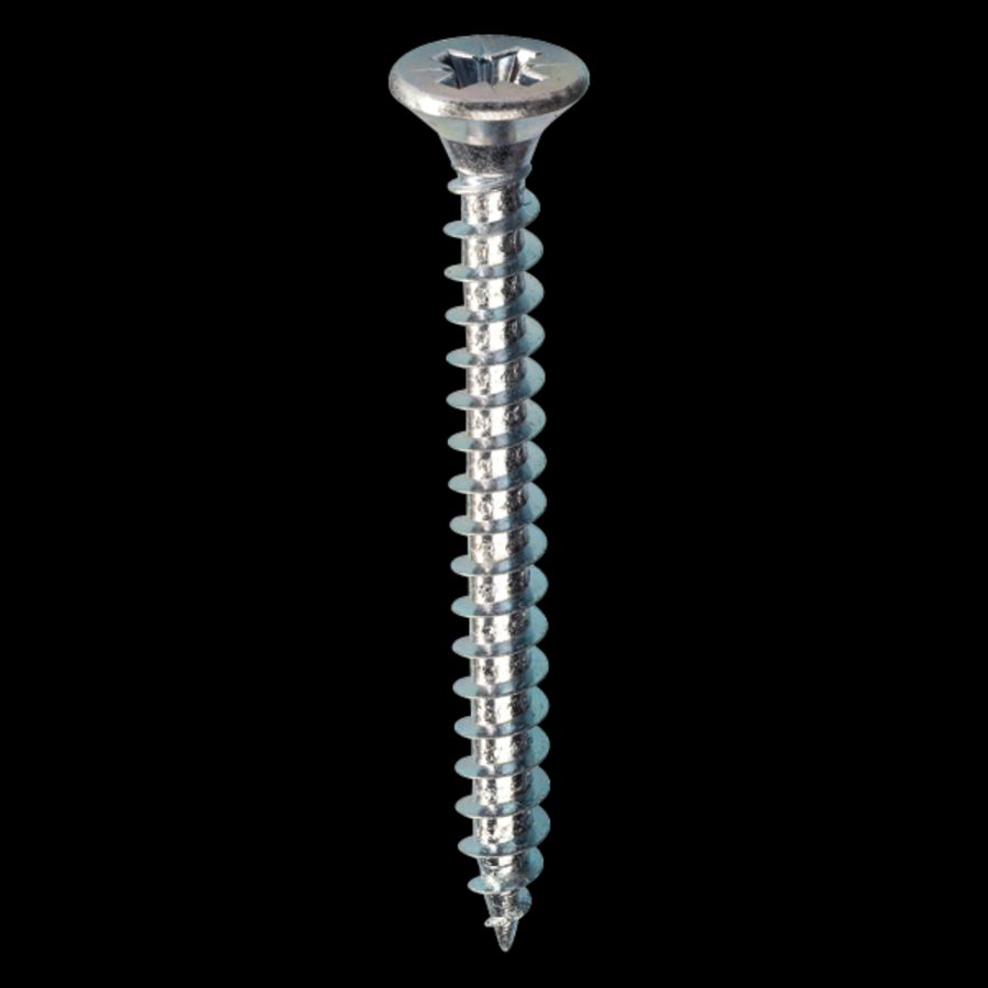 Spaanplaatschroef 4x12mm met verzonken kop VVE=200