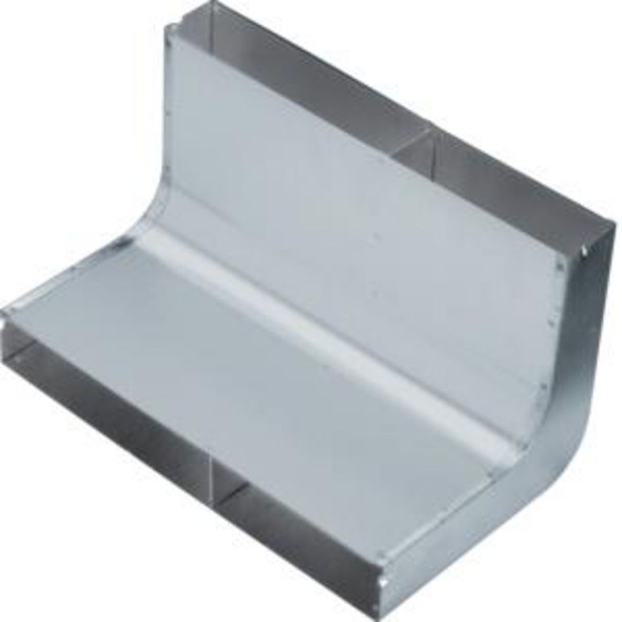Stijgstuk 2-compartimenten voor UK 340x48mm staal