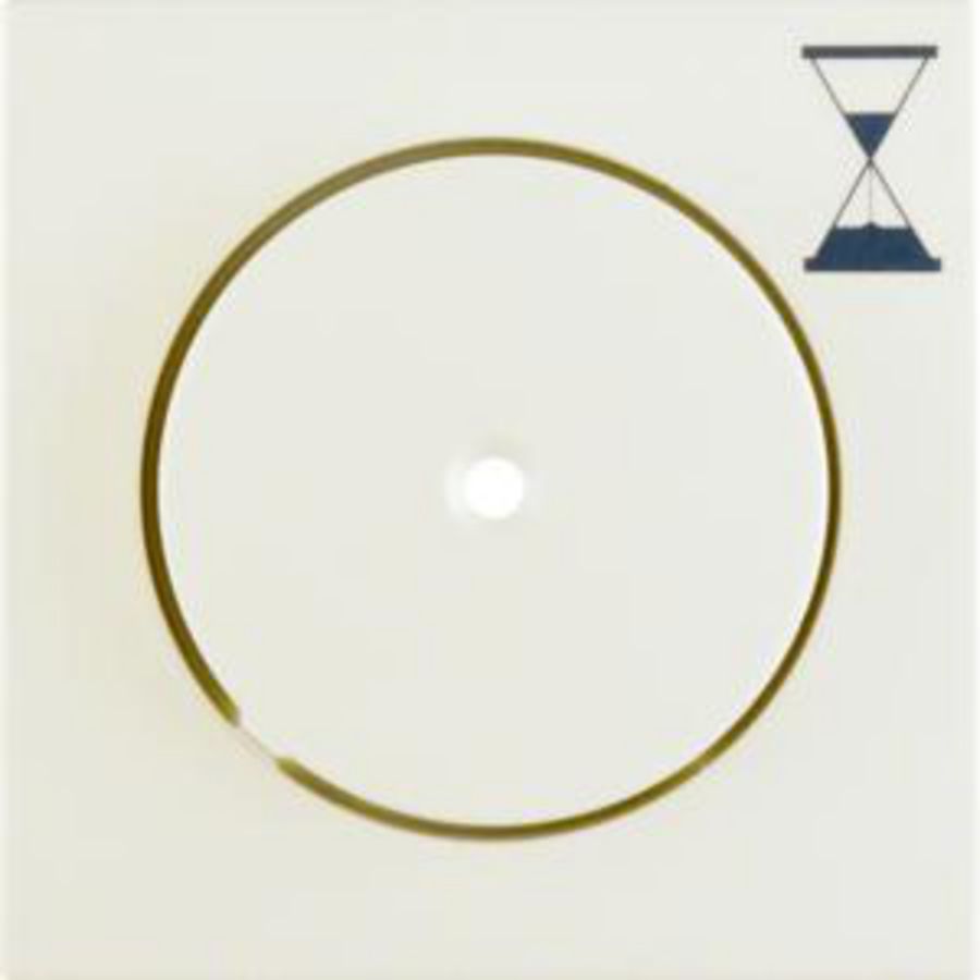 Afdek. v tijdrelaisinbouwelement berker S.1/B.3/B.7 wit glans