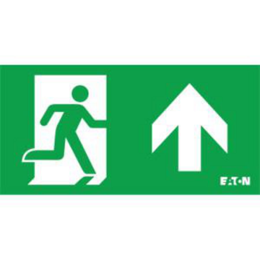 Inlegpictogram Atlantic LED D dubbelzijdig 24m ISO E pijl omhoog