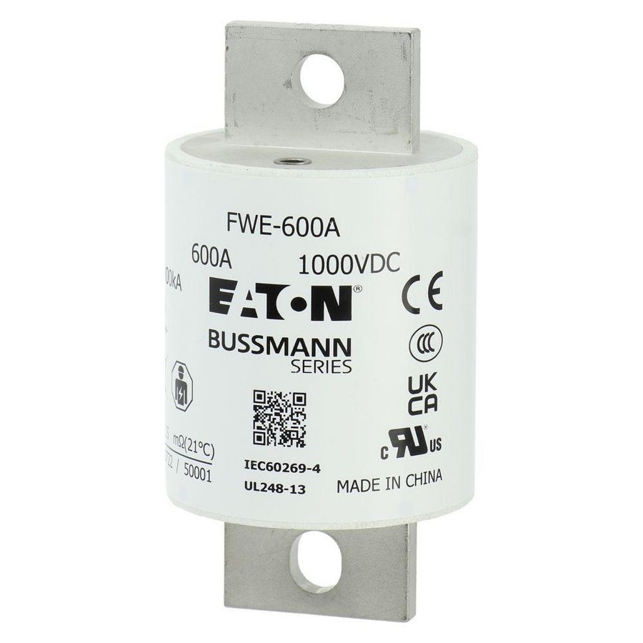 Zekering HRC 1000Vdc IEC/UL 600A aR 60mm Round f