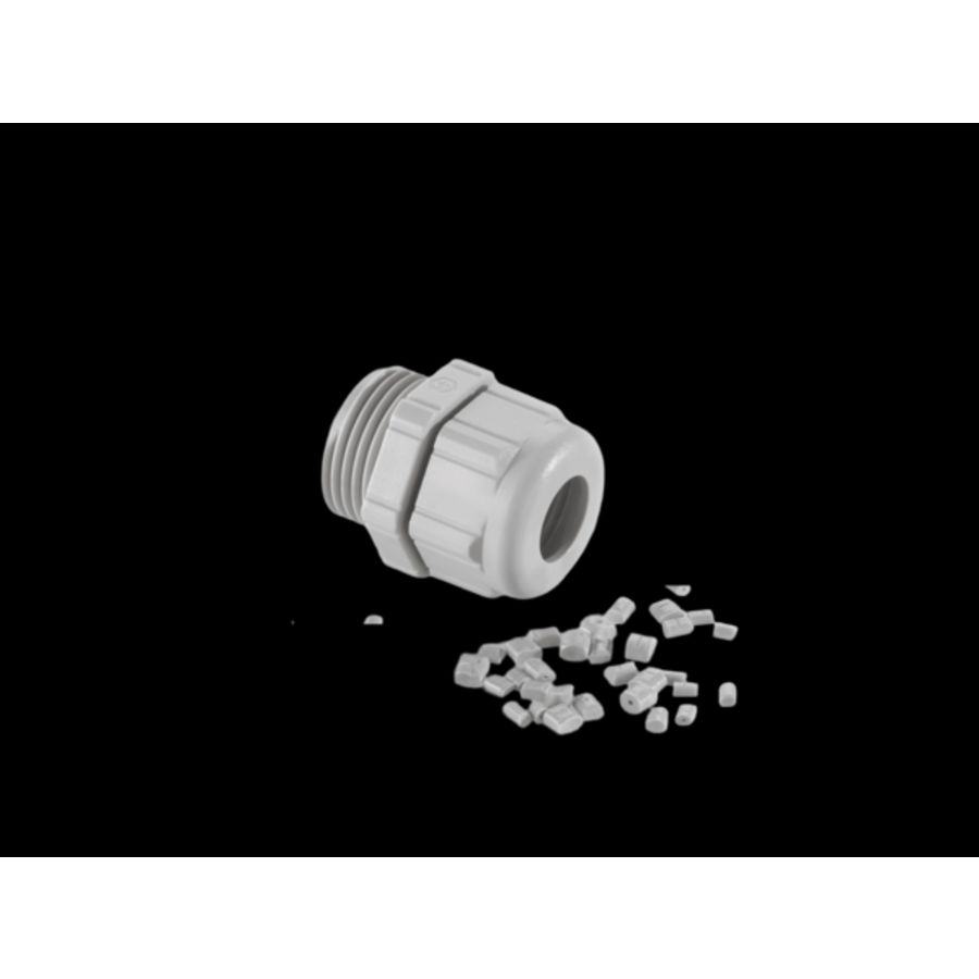 Kabelwartel kunstst M20x1,5drl 9-13mm met tap 50mm VVE=50