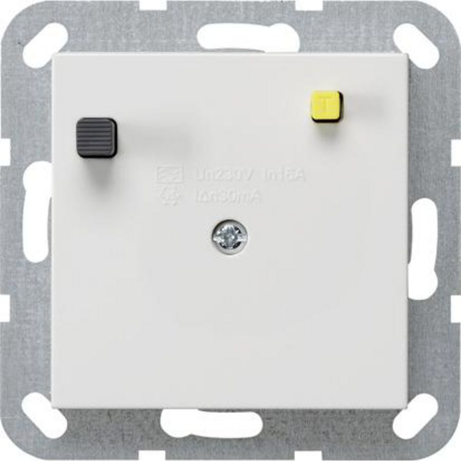 Aardlekschakelaar 30 mA System 55 zuiver wit m