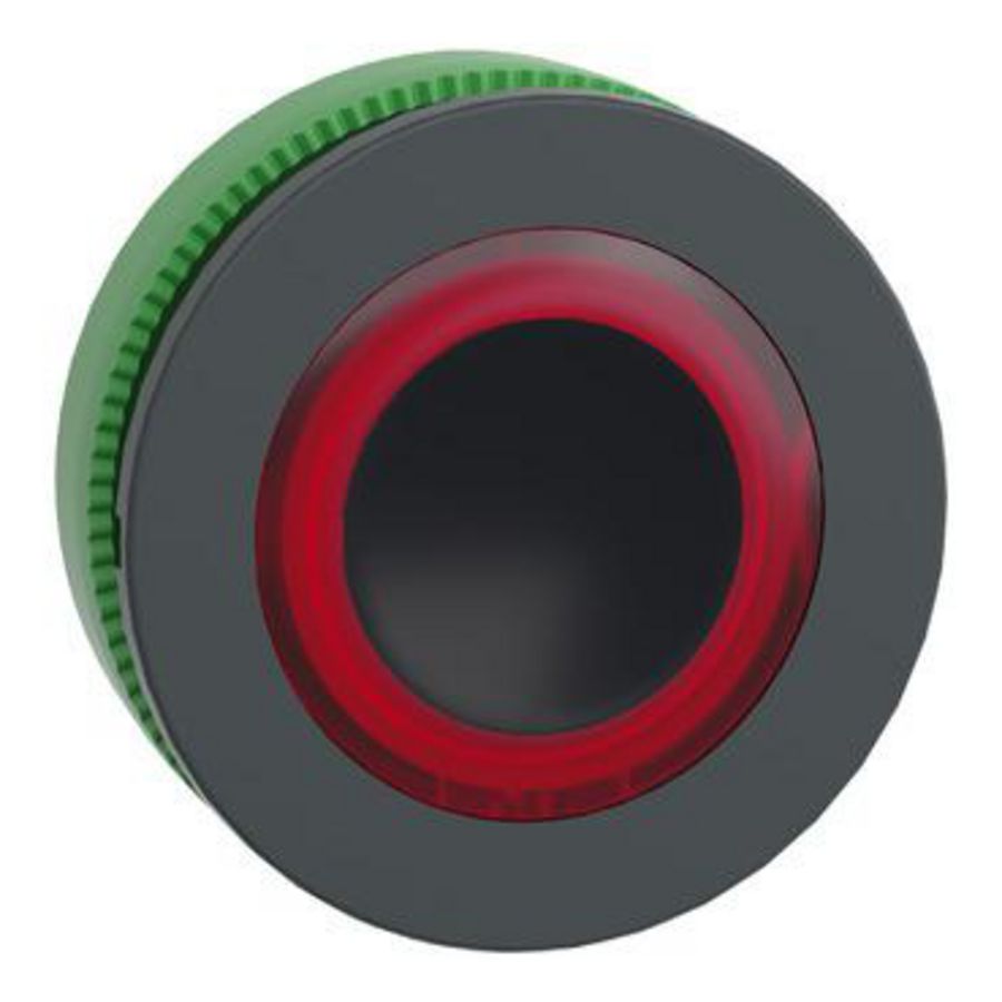 Kop verzonken drukknop Rood Verlichte ring Le Harmony XB5