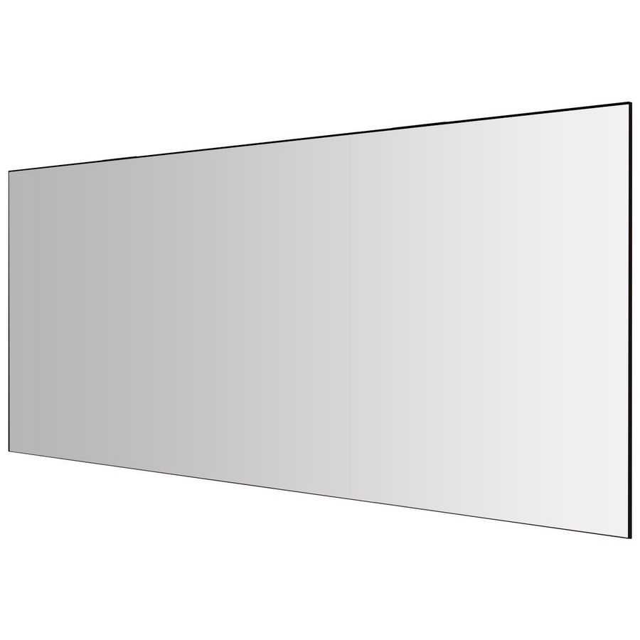 Spiegel met frame 1400x650mm zwart zonder verlichting