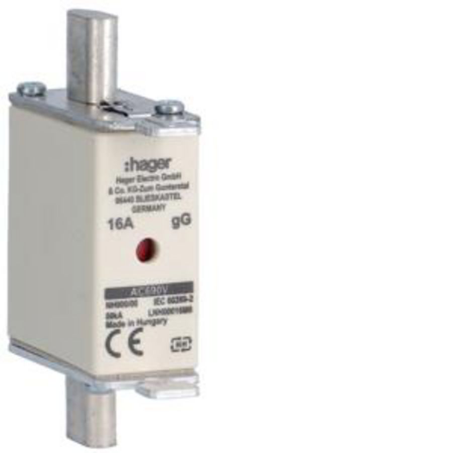 Mespatroon NH000 16A  690V gG combimelder VVE=3