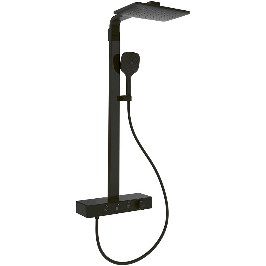 Douchesysteem met drie functies Infinity Showers Matt Black