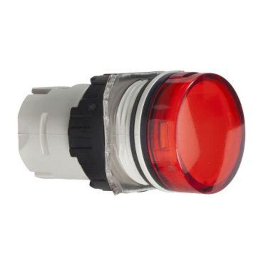 Kop voor signaallamp Ø16mm Rond Beschermkapje Rood