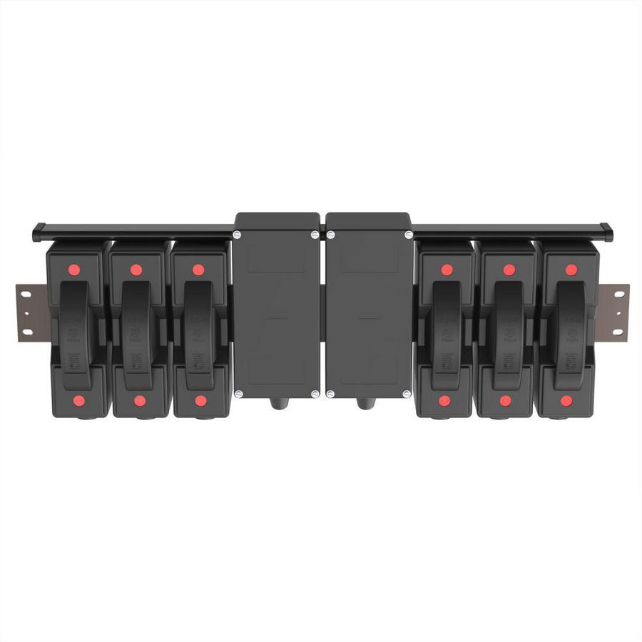 Zekering-bank laagspanning 200 A AC 660 V BS 6 way