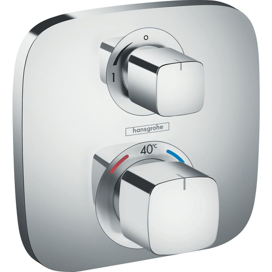 Afbouwdeel inbouwthermostaat Ecostat-E 1 functies chroom