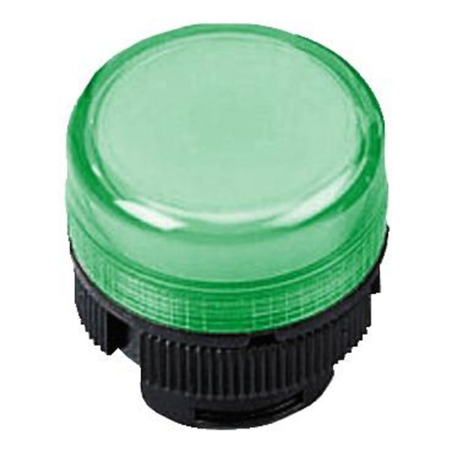 Kop voor signaallamp Rond Ø22mm Groen Harmony