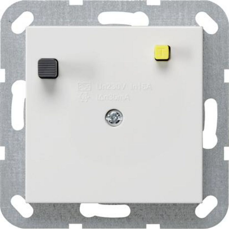 Aardlekschakelaar 30 mA System 55 zuiver wit