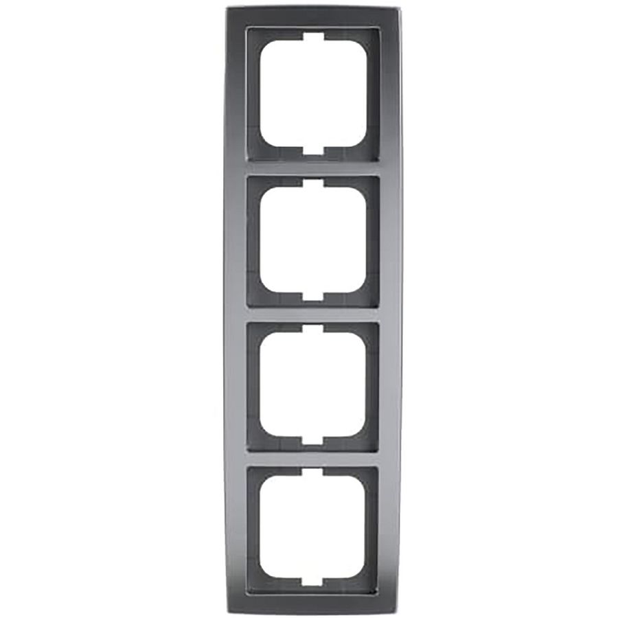 Afdekraam 4v s-chroom mat (1724-80)