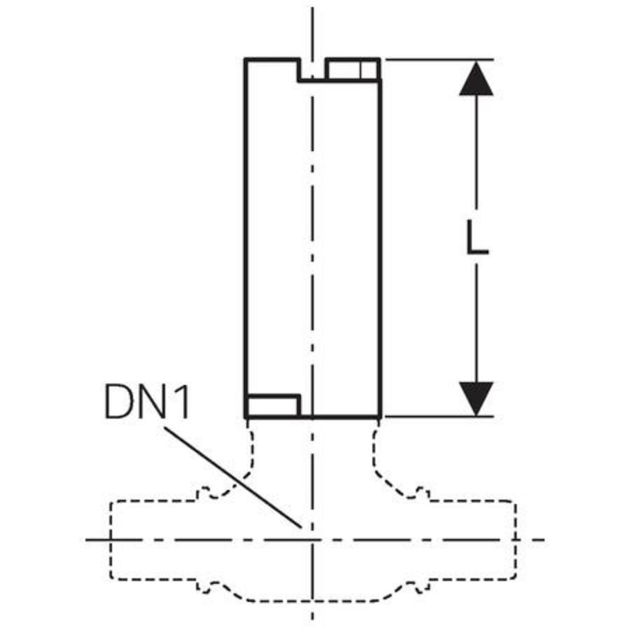 Spindelverlengset tbv afsluiter MAPRESS 54mm