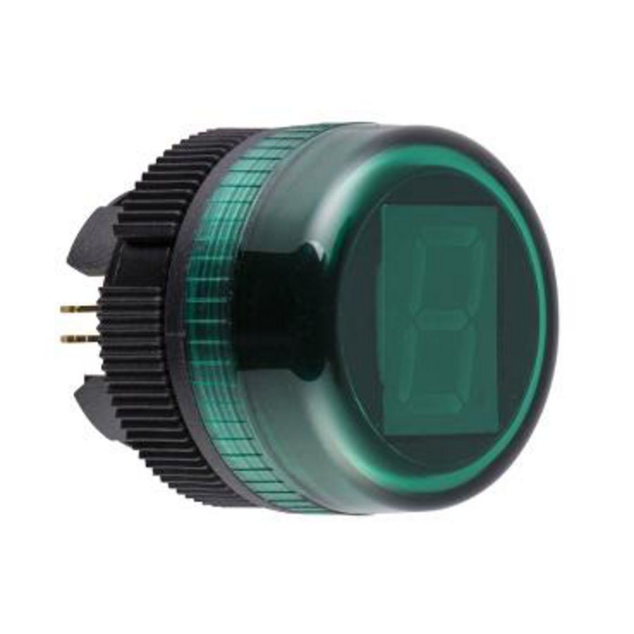 Kop voor digitale display Ø22mm Groen Harmony