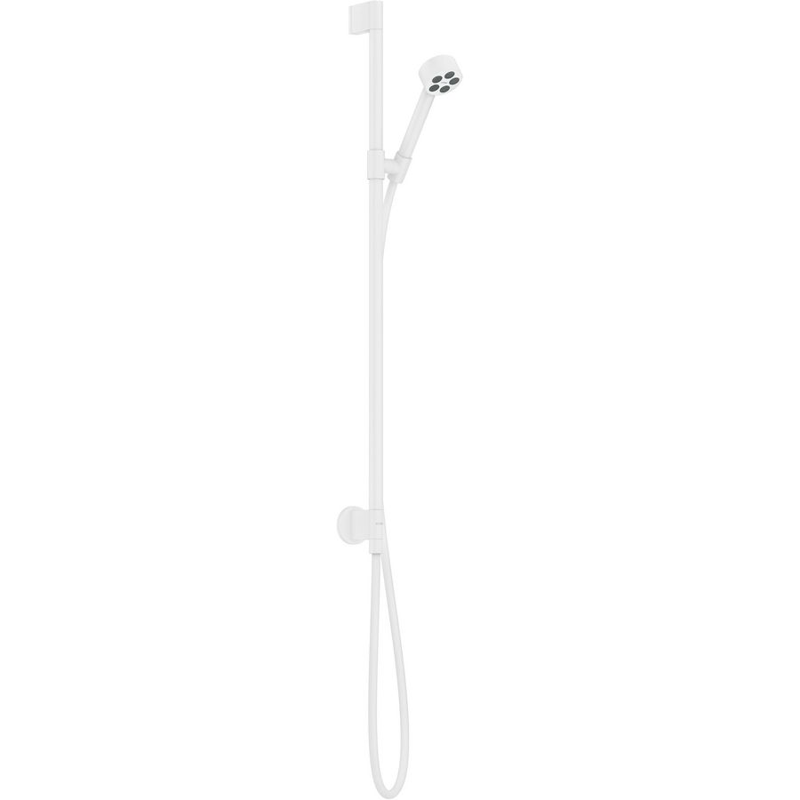 AXOR One Shower set 75 1 straalsoort EcoSmart met wandaansluiting mat wit