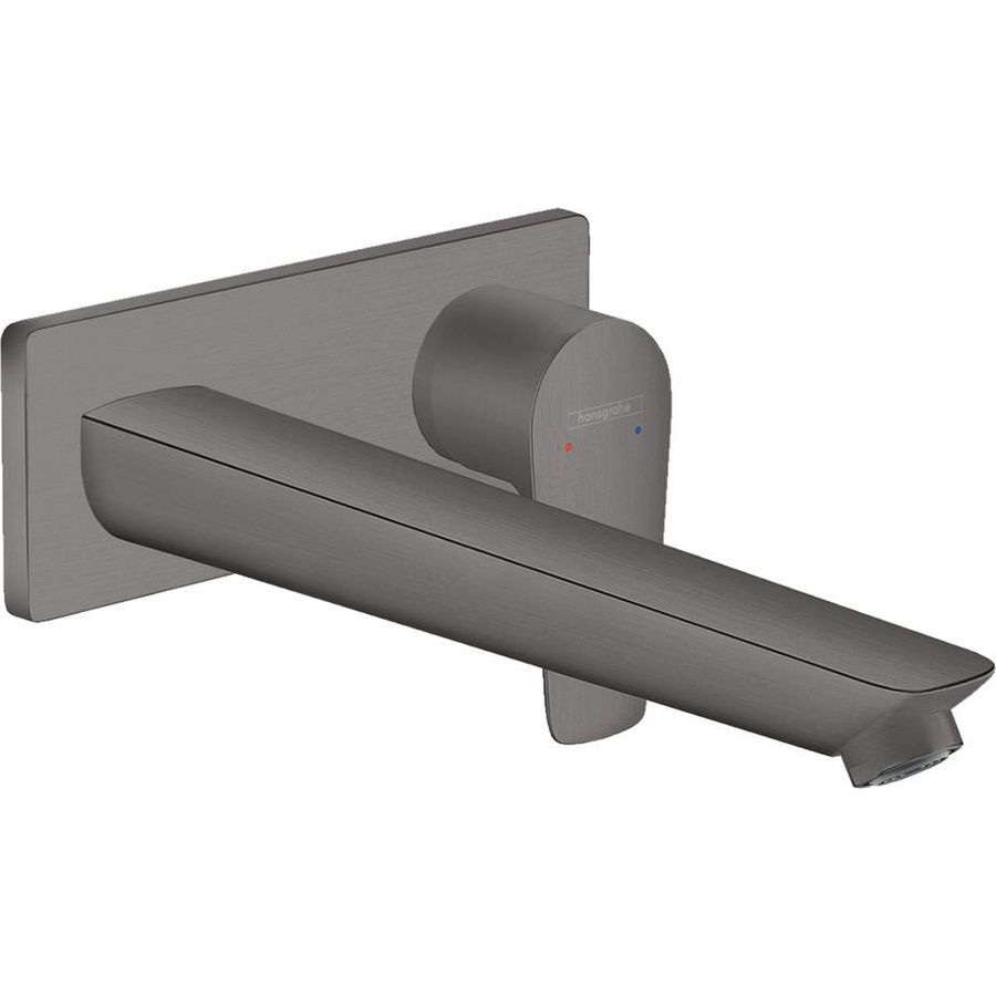 Wastafelmengkraan 2-gats Talis E 71734340 brushed black chrome